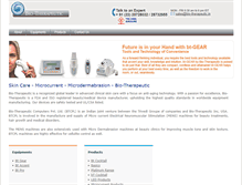 Tablet Screenshot of bio-therapeutic.in